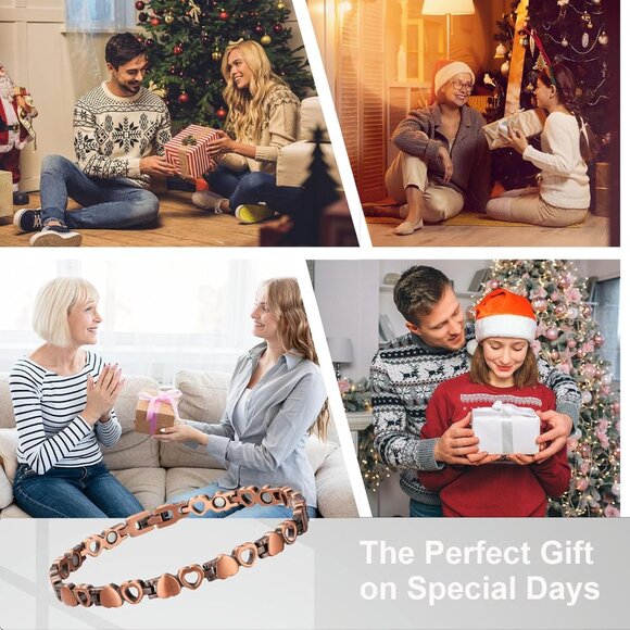 Adjustable Copper Ankle Bracelet - 99.99% Pure with Magnetic Therapy Benefits - Picture 5 of 7